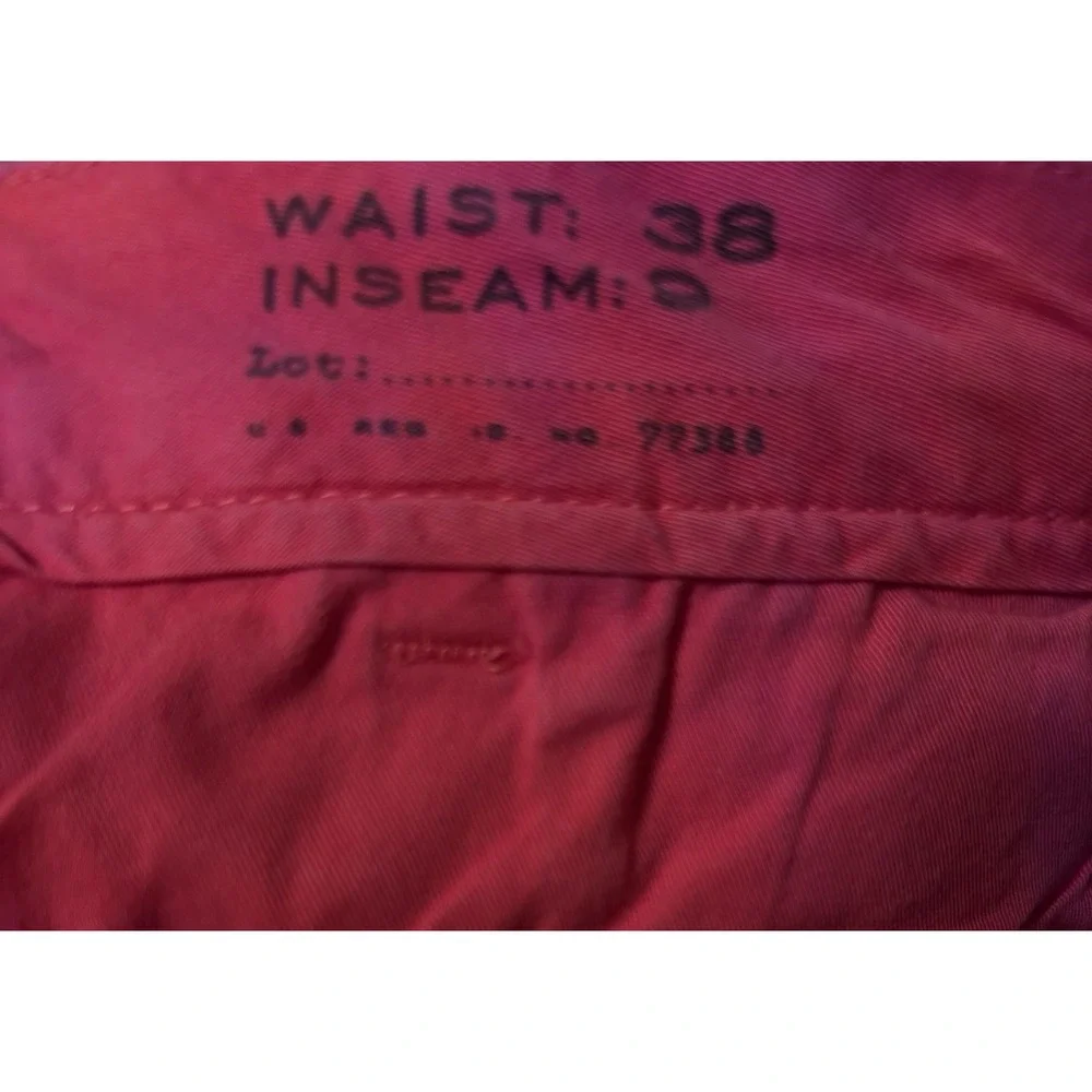 J Crew Stanton Chino Red Shorts‎ 38